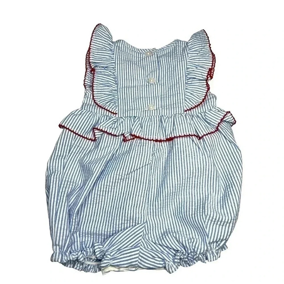 GOOD LAD BABY GIRL ROMPERS•SIZE6-9 MONTHS•SUMMER STRIPED ROMPER•POLKA DO… - Picture 10 of 10